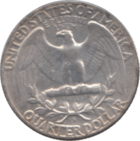 1954 USA SILVER 1/4 DOLLAR - SILVER WORLD COINS - Cambridgeshire Coins