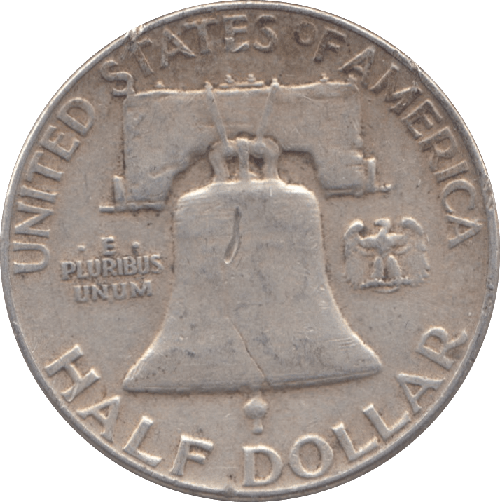 1954 USA SILVER HALF DOLLAR - WORLD COINS - Cambridgeshire Coins