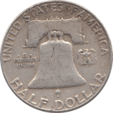 1954 USA SILVER HALF DOLLAR - WORLD COINS - Cambridgeshire Coins