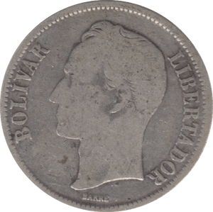 1954 Venezuela One Bolivar - WORLD COINS - Cambridgeshire Coins