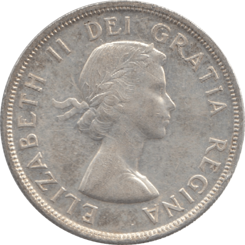 1955 CANADA SILVER ONE DOLLAR 9 - WORLD SILVER COINS - Cambridgeshire Coins