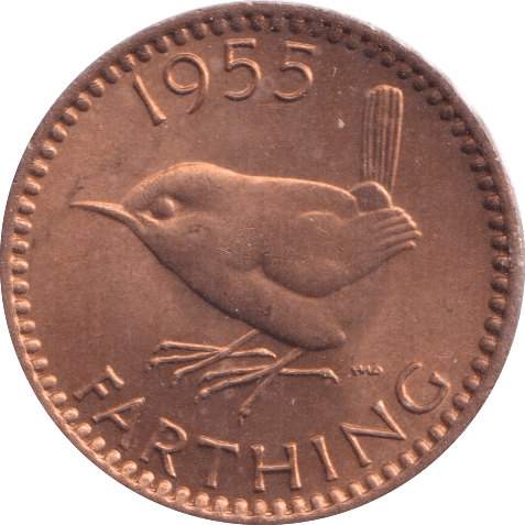 1955 FARTHING ( BU ) - Farthing - Cambridgeshire Coins