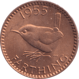 1955 FARTHING ( BU ) - Farthing - Cambridgeshire Coins