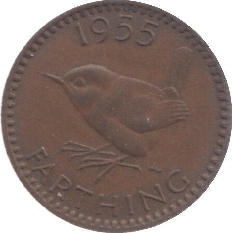 1955 FARTHING ( EF ) 2 - Farthing - Cambridgeshire Coins