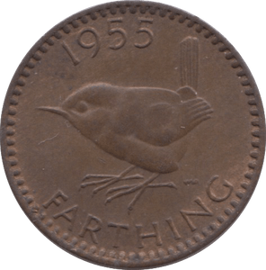1955 FARTHING ( UNC ) 2 - Farthing - Cambridgeshire Coins