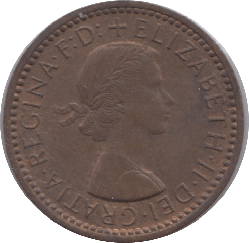 1955 FARTHING ( UNC ) 2 - Farthing - Cambridgeshire Coins