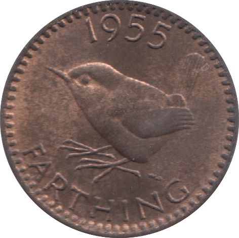 1955 FARTHING ( UNC ) - Farthing - Cambridgeshire Coins