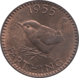 1955 FARTHING ( UNC ) - Farthing - Cambridgeshire Coins