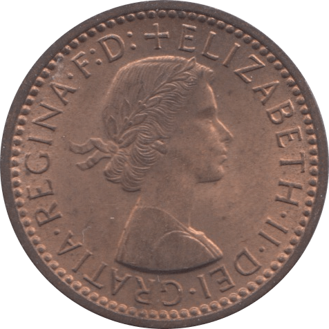 1955 FARTHING ( UNC ) - Farthing - Cambridgeshire Coins
