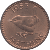 1955 FARTHING ( UNC ) - Farthing - Cambridgeshire Coins