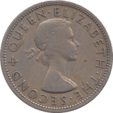 1955 RHODESIA AND NYASALAND HALFCROWN - WORLD COINS - Cambridgeshire Coins