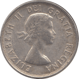 1955 SILVER FIFTY CENTS CANADA - WORLD SILVER COINS - Cambridgeshire Coins