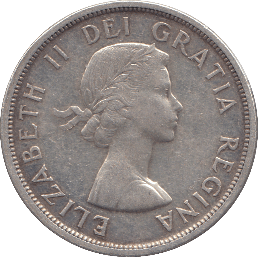 1955 SILVER ONE DOLLAR CANADA - WORLD SILVER COINS - Cambridgeshire Coins