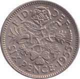 1955 SIXPENCE ( UNC ) - Sixpence - Cambridgeshire Coins