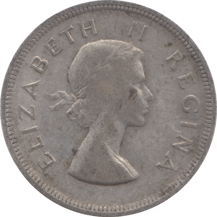 1955 SOUTH AFRICA 2 1/2 SHILLING - WORLD COINS - Cambridgeshire Coins