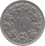 1955 SWITZERLAND 10 FRANCS - WORLD COINS - Cambridgeshire Coins