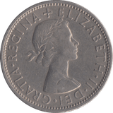 1955 TWO SHILLING ( VF ) REF 1 - TWO SHILLING - Cambridgeshire Coins