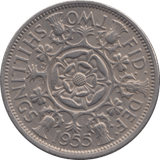 1955 TWO SHILLING ( VF ) REF 1 - TWO SHILLING - Cambridgeshire Coins