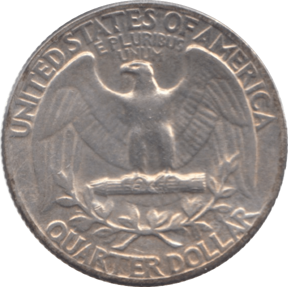 1955 USA SILVER 1/4 DOLLAR - SILVER WORLD COINS - Cambridgeshire Coins