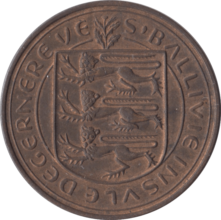 1956 8 DOUBLES GUERNSEY - WORLD COINS - Cambridgeshire Coins