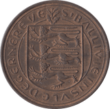 1956 8 DOUBLES GUERNSEY - WORLD COINS - Cambridgeshire Coins