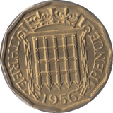 1956 BRASS THREEPENCE ( BU ) - Threepence - Cambridgeshire Coins
