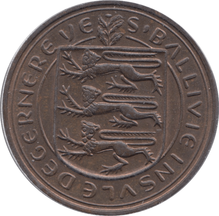 1956 EIGHT DOUBLES GUERNSEY - WORLD COINS - Cambridgeshire Coins