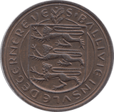 1956 EIGHT DOUBLES GUERNSEY - WORLD COINS - Cambridgeshire Coins