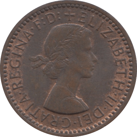 1956 FARTHING ( UNC ) 2 - Farthing - Cambridgeshire Coins