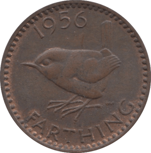 1956 FARTHING ( UNC ) 2 - Farthing - Cambridgeshire Coins