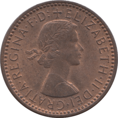 1956 FARTHING ( UNC ) 5 - Farthing - Cambridgeshire Coins