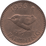1956 FARTHING ( UNC ) 5 - Farthing - Cambridgeshire Coins