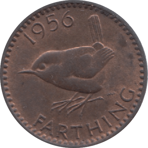 1956 FARTHING ( UNC ) - Farthing - Cambridgeshire Coins