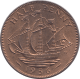 1956 HALFPENNY ( BU ) - Halfpenny - Cambridgeshire Coins