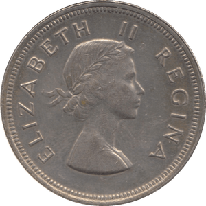 1956 SILVER 2 1/2 SHILLINGS SOUTH AFRICA - SILVER WORLD COINS - Cambridgeshire Coins