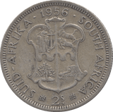 1956 SILVER 2 SHILLINGS SOUTH AFRICA - SILVER WORLD COINS - Cambridgeshire Coins