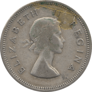 1956 SILVER 2 SHILLINGS SOUTH AFRICA - SILVER WORLD COINS - Cambridgeshire Coins