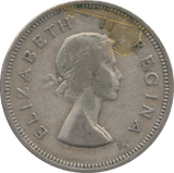 1956 SILVER 2 SHILLINGS SOUTH AFRICA - SILVER WORLD COINS - Cambridgeshire Coins
