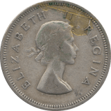 1956 SILVER 2 SHILLINGS SOUTH AFRICA - SILVER WORLD COINS - Cambridgeshire Coins