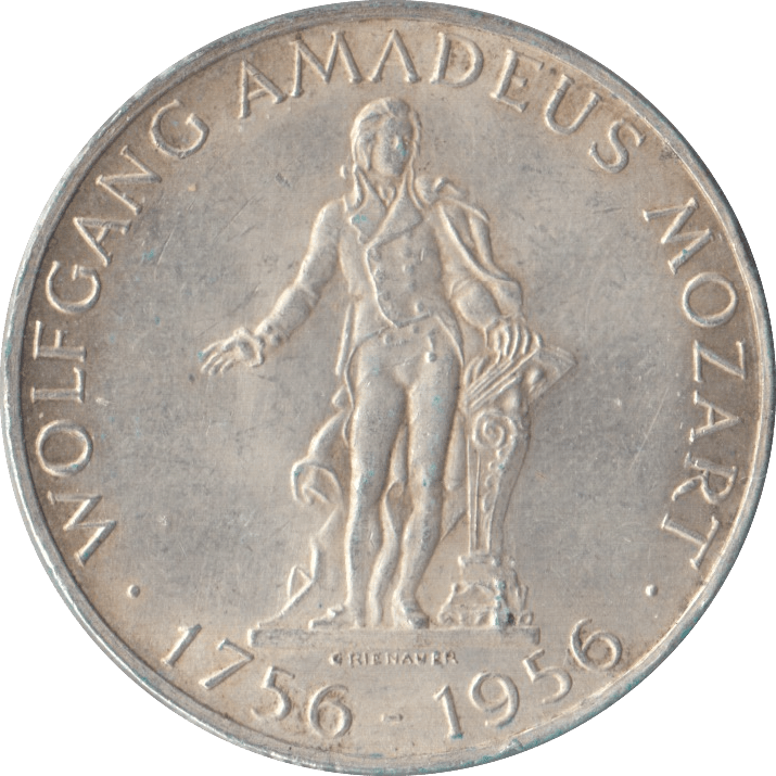 1956 SILVER 25 SCHILLING AUSTRIA - SILVER WORLD COINS - Cambridgeshire Coins