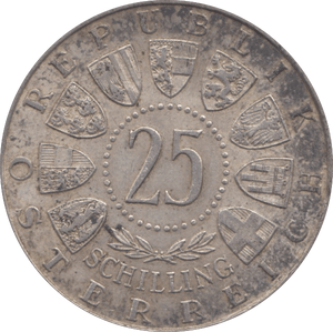 1956 SILVER 250 SHILLING AUSTRIA 2 - SILVER WORLD COINS - Cambridgeshire Coins