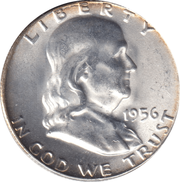 1956 SILVER HALF DOLLAR USA - Cambridgeshire Coins