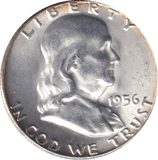 1956 SILVER HALF DOLLAR USA - Cambridgeshire Coins