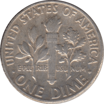 1956 SILVER ONE DIME USA - SILVER WORLD COINS - Cambridgeshire Coins