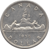 1956 SILVER ONE DOLLAR CANADA - WORLD SILVER COINS - Cambridgeshire Coins