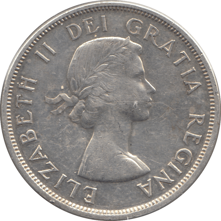 1956 SILVER ONE DOLLAR CANADA - WORLD SILVER COINS - Cambridgeshire Coins