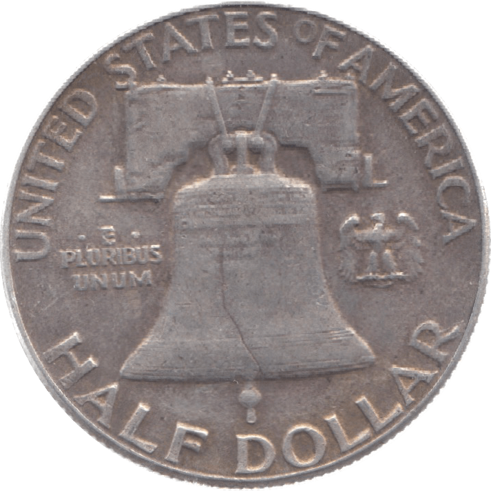 1956 SILVER USA HALF DOLLAR - SILVER WORLD COINS - Cambridgeshire Coins