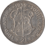 1956 SOUTH AFRICA SILVER TWO SHILLINGS - SILVER WORLD COINS - Cambridgeshire Coins