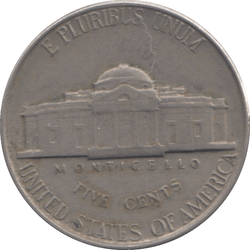 1956 USA 5 CENTS - WORLD COINS - Cambridgeshire Coins