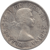 1957 CANADA SILVER ONE DOLLAR 10 - WORLD SILVER COINS - Cambridgeshire Coins